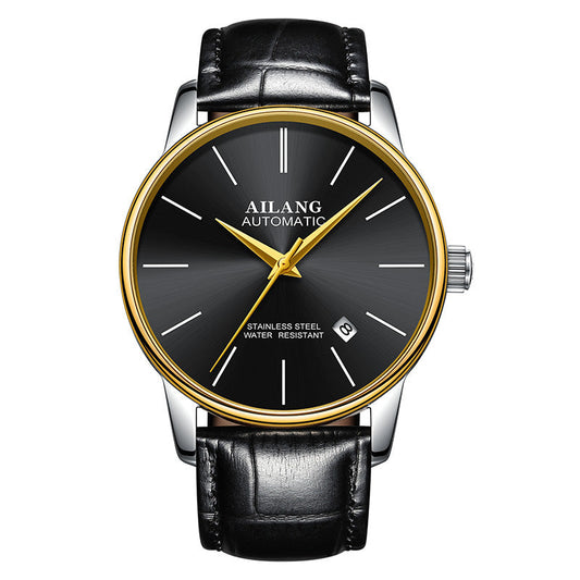 Luxury Men's Automatic Mechanical Watch – Sapphire Crystal, Compass & 3ATM | 18 Colors