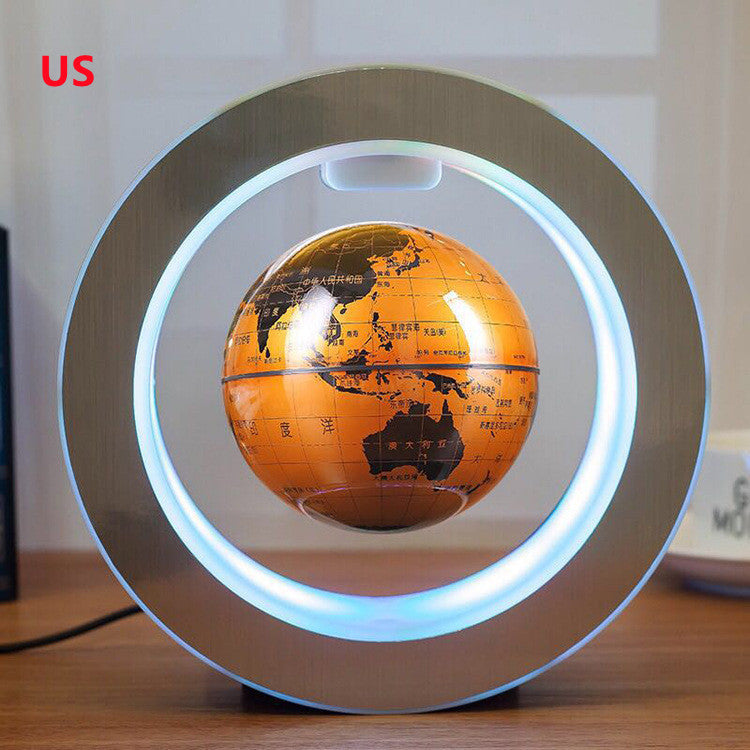 Magnetic Levitation Floating Globe – LED World Map Anti-Gravity Decor Light