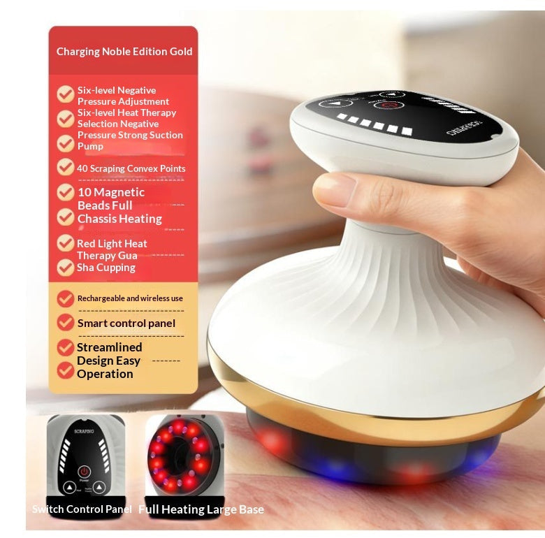 Electric Gua Sha Meridian Massager – Rechargeable Beauty & Body Massage Device