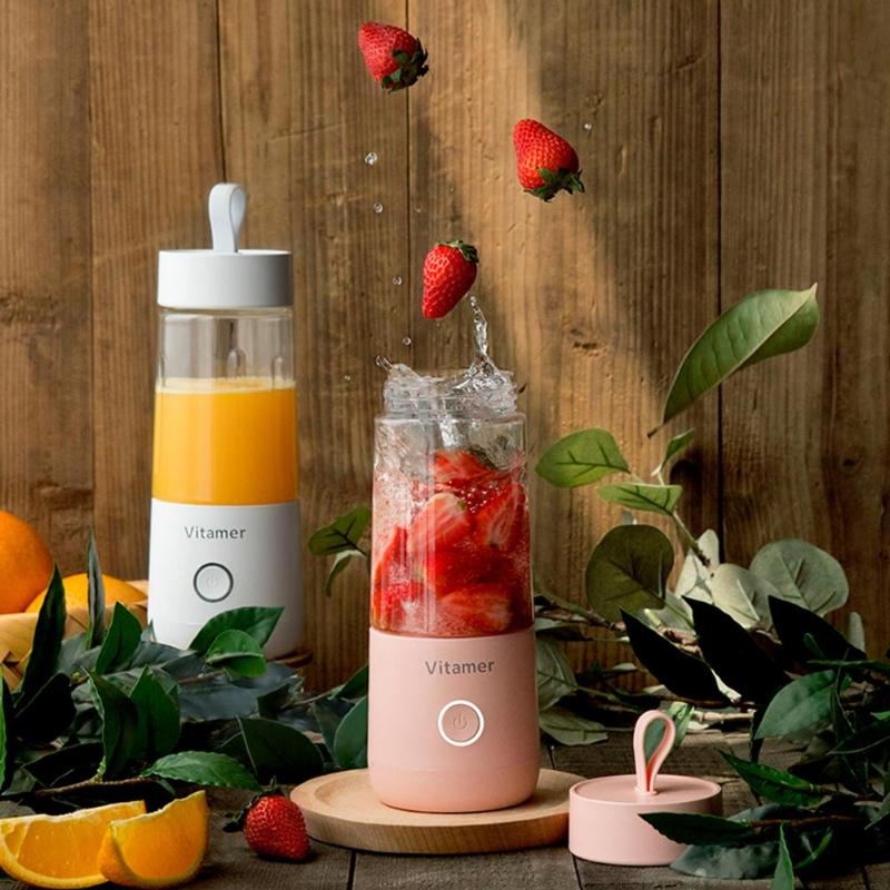 350ml Portable USB Blender – Electric Rechargeable Juicer & Smoothie Mixer for Smoothies, Slushies & Juice