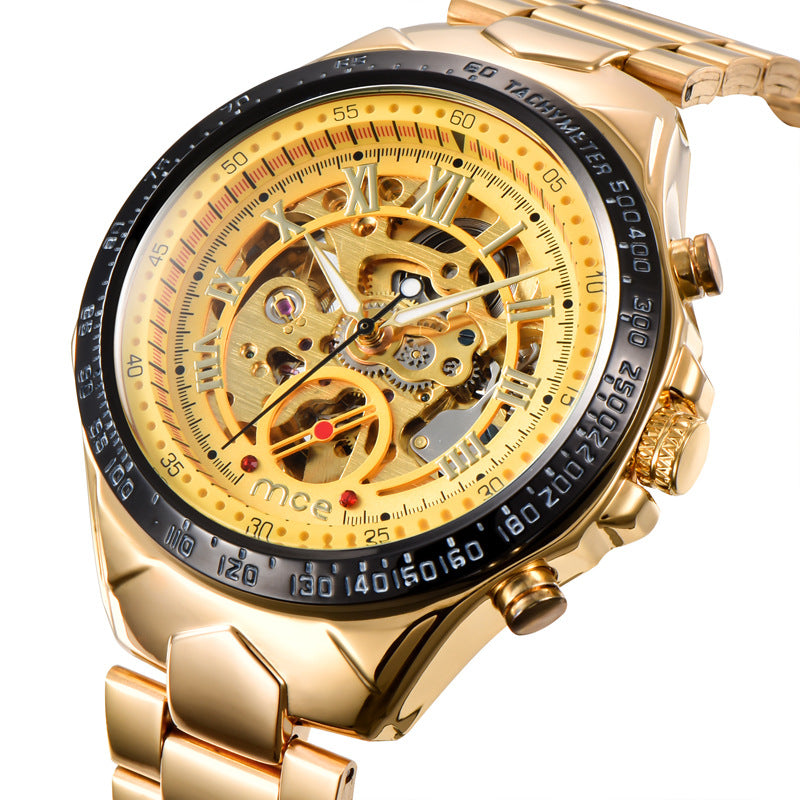 MCE Luxury Mechanical Men's Watch – Automatic Timepiece for the Modern Gentleman