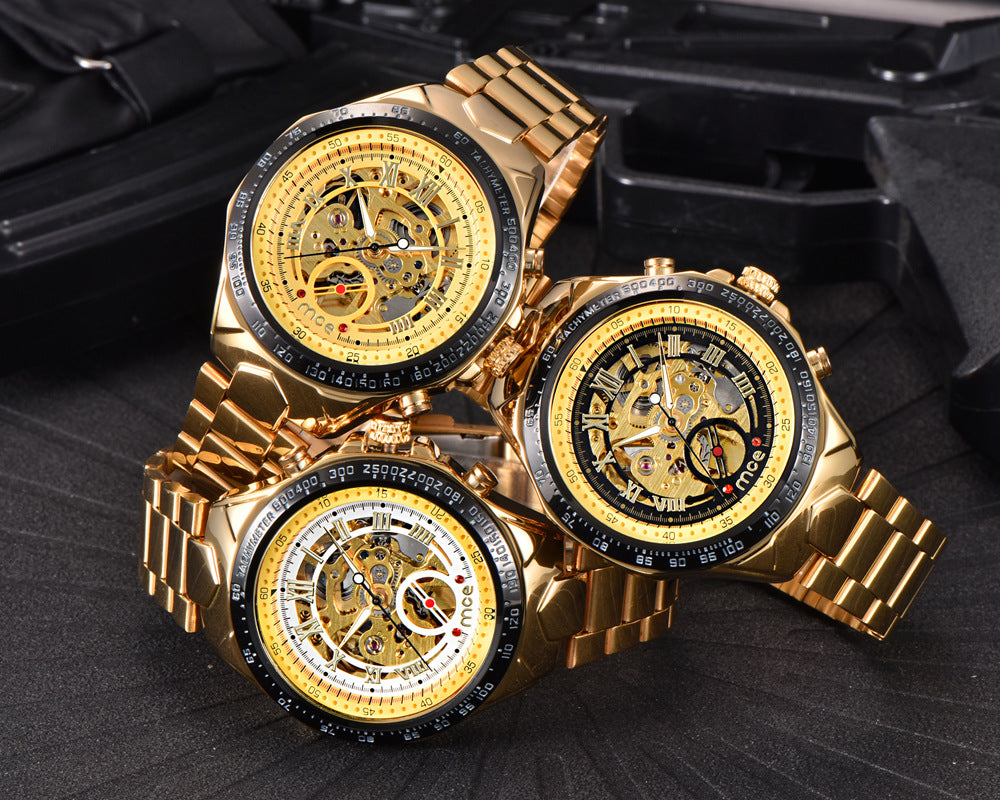 MCE Luxury Mechanical Men's Watch – Automatic Timepiece for the Modern Gentleman