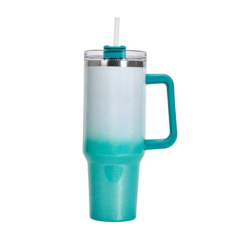 Large Capacity Double-Layer Stainless Steel Vacuum Insulation Cup – Portable Hot & Cold Water Bottle