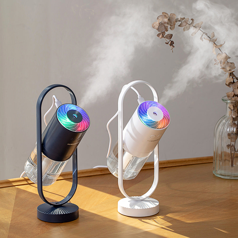Magic Shadow USB Air Humidifier – Mini Ultrasonic Mist Maker with Projection Night Light for Home, Car & Office