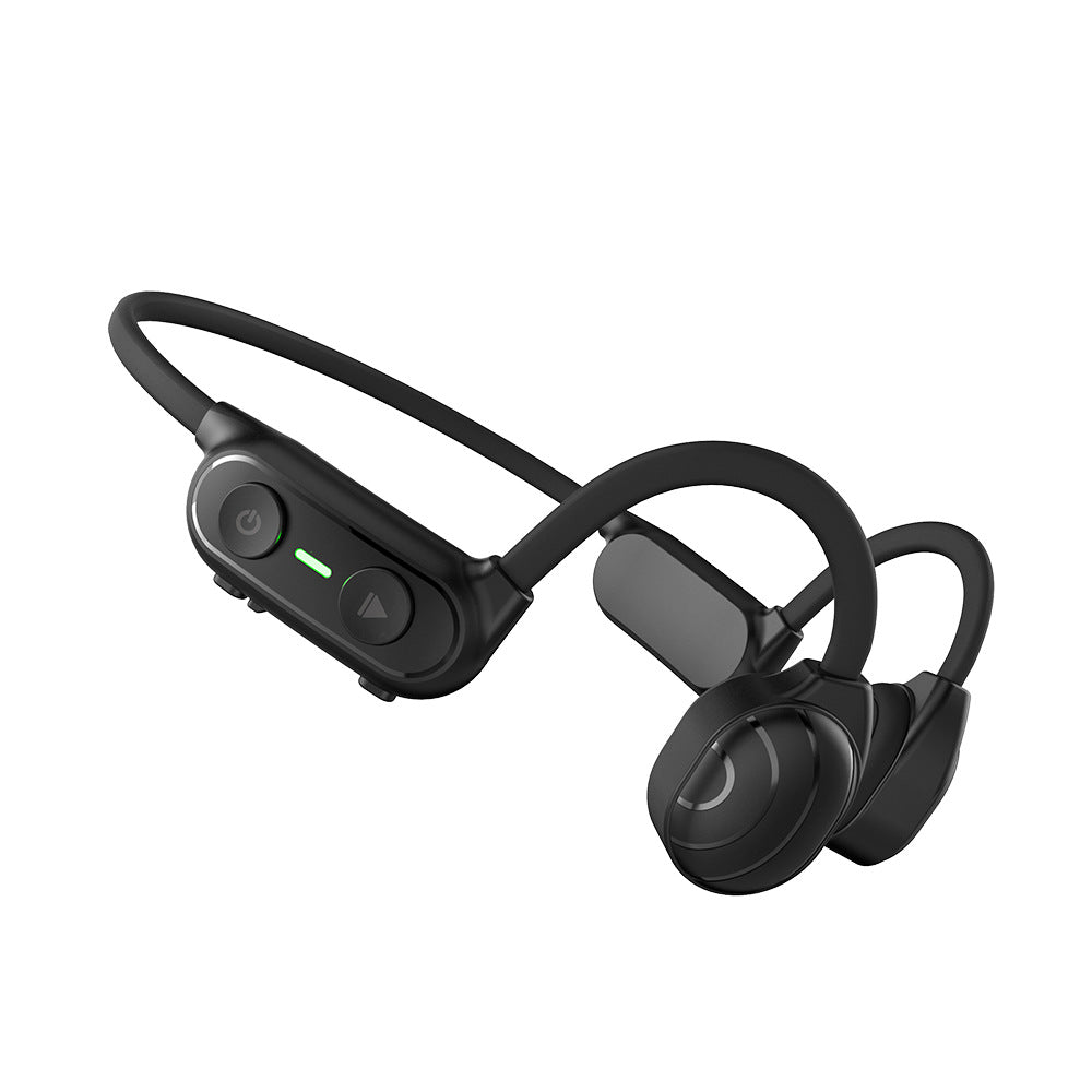 Bone Conduction Bluetooth 5.0 Headset – Open-Ear Wireless Headphones with Titanium Frame & Type-C Charging