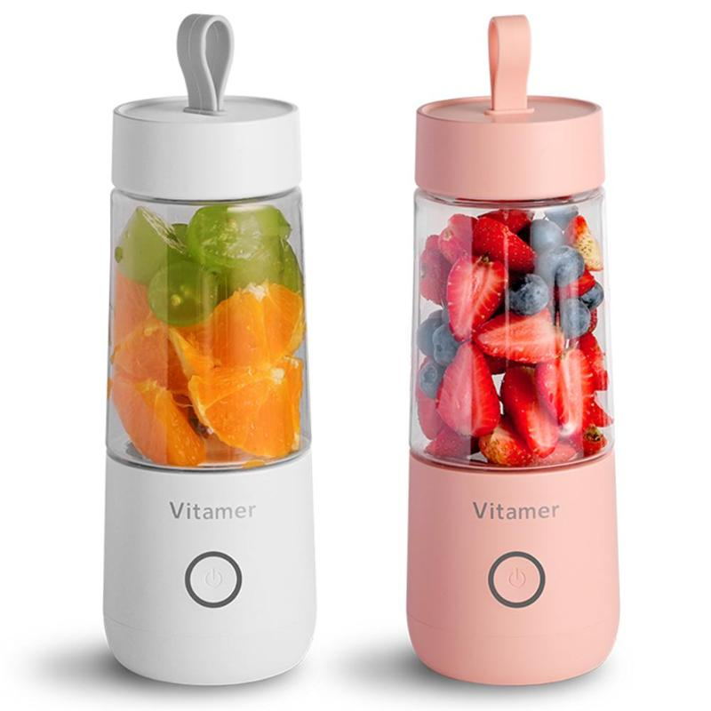 350ml Portable USB Blender – Electric Rechargeable Juicer & Smoothie Mixer for Smoothies, Slushies & Juice
