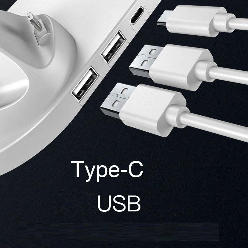 6-in-1 Wireless Fast Charging Dock Station – iPhone, Watch & AirPods Charger