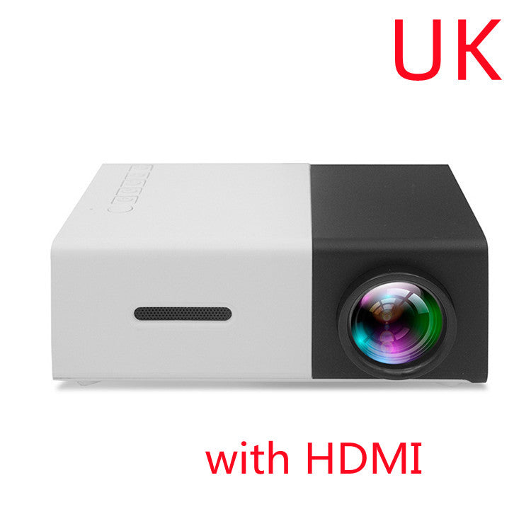 YG300 Mini Portable Projector – HD LED Home Theater Cinema Projector with HDMI & USB