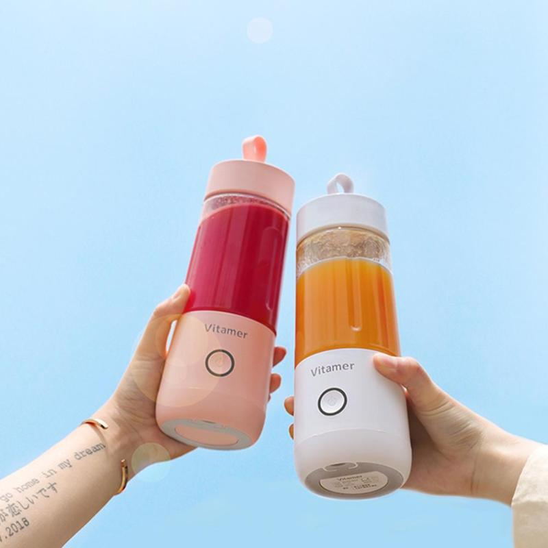 350ml Portable USB Blender – Electric Rechargeable Juicer & Smoothie Mixer for Smoothies, Slushies & Juice