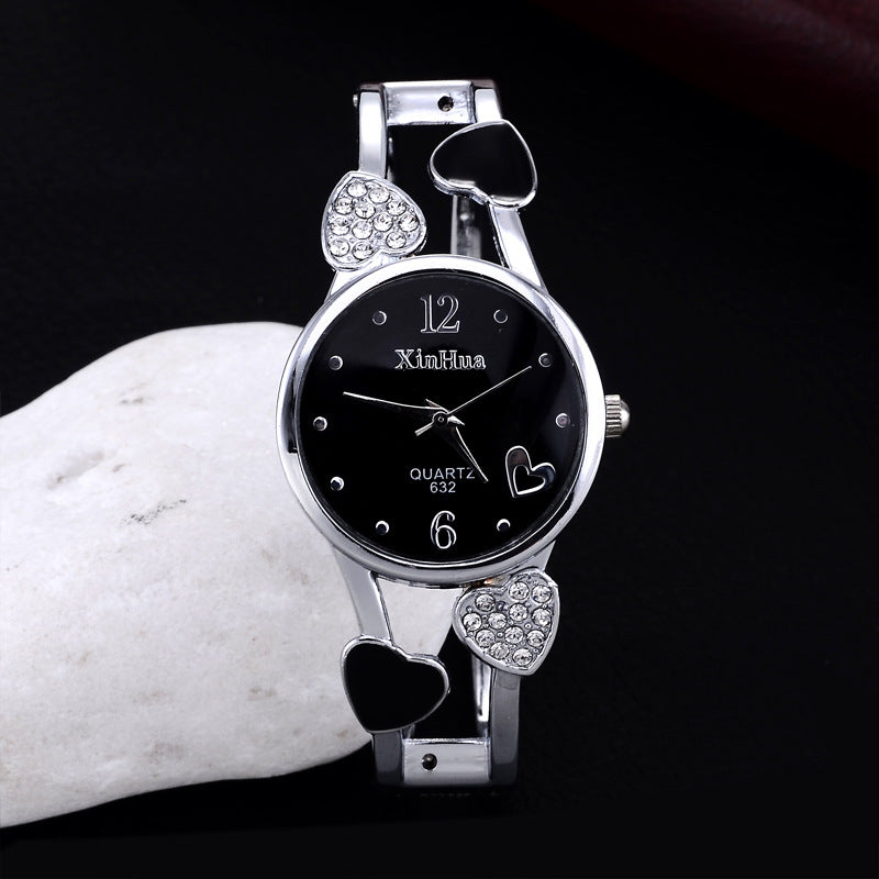 Luxury Women's Diamond Watch Set – British Style Elegant Timepiece