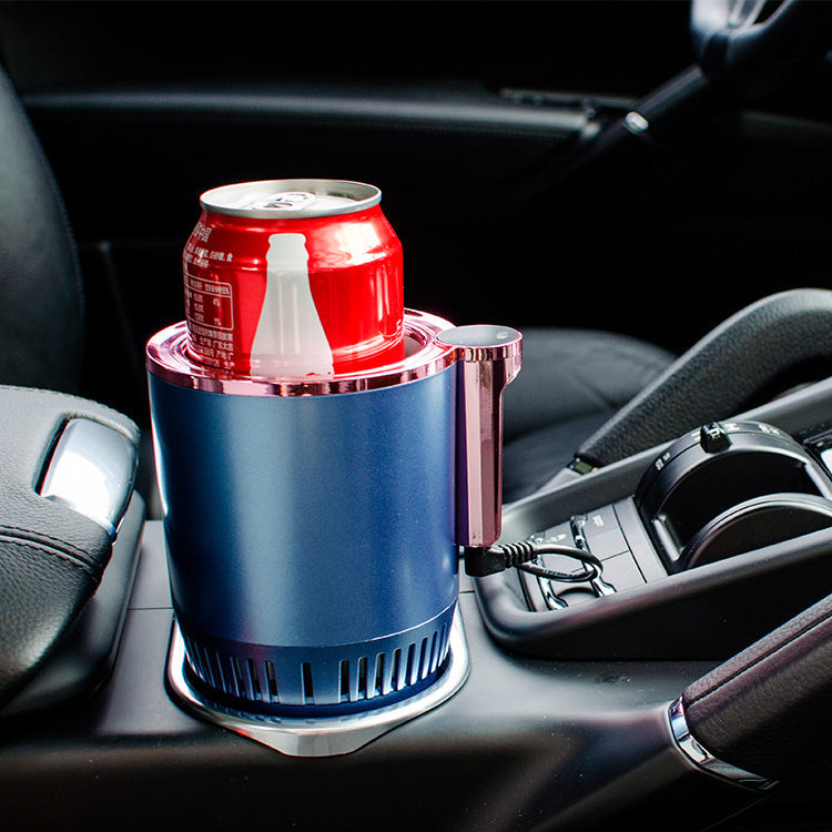 12V Smart Car Cup Warmer & Cooler – Digital Temp Display, 36W | Hot & Cold Beverage Holder