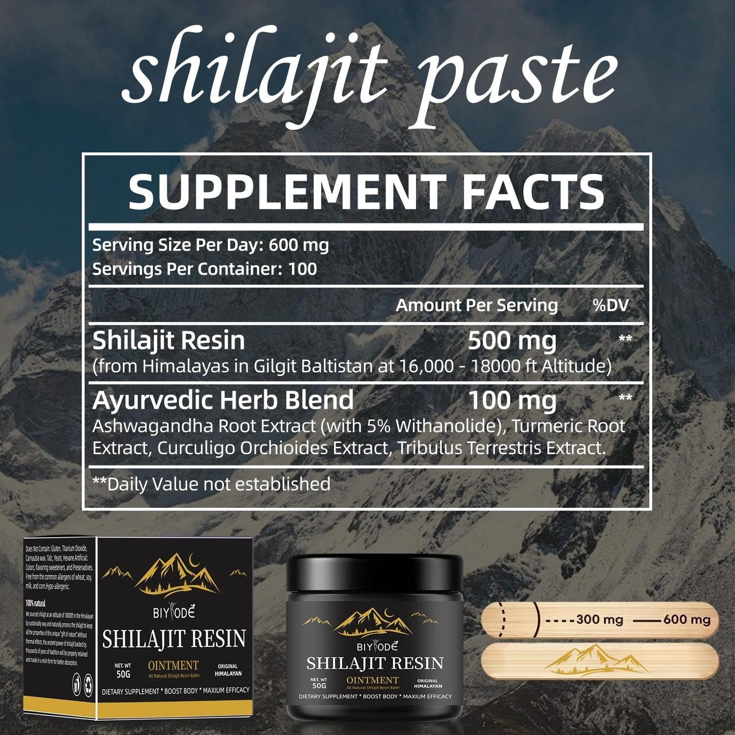 Pure Himalayan Shilajit Gummies with Ashwagandha & Gokshura – No Added Sugar | Energy & Vitality Support (60 Chewables)