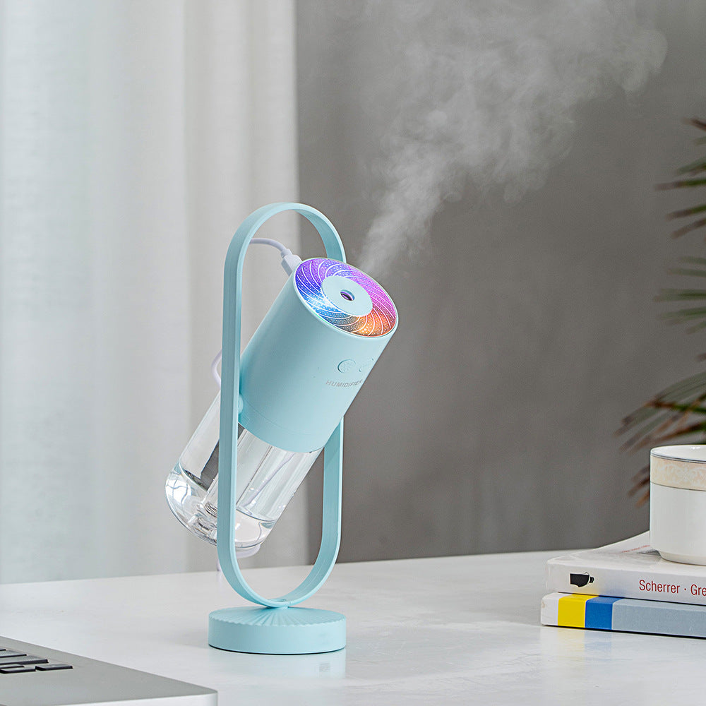Magic Shadow USB Air Humidifier – Mini Ultrasonic Mist Maker with Projection Night Light for Home, Car & Office