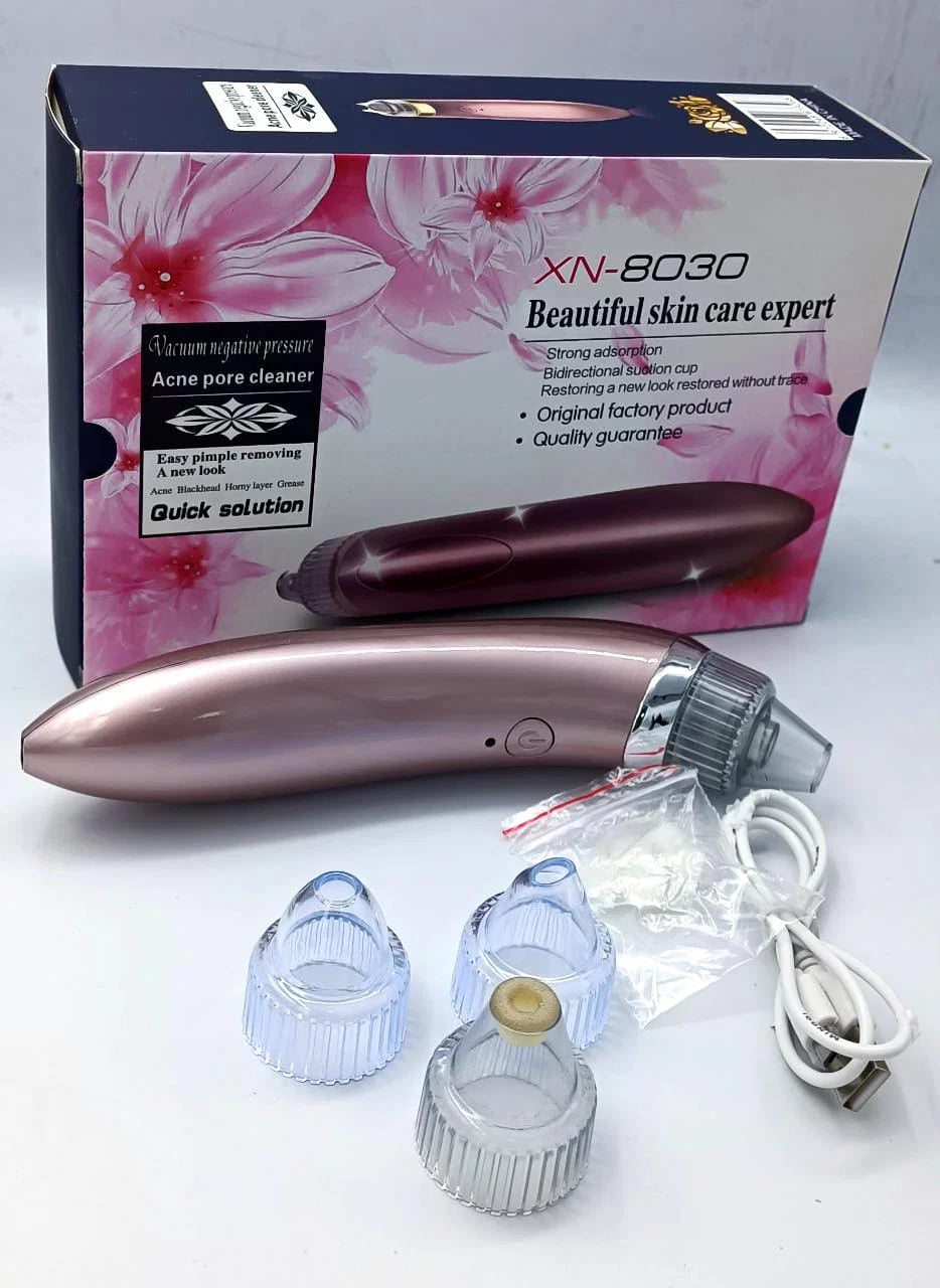 Professional Pore Vacuum Blackhead Remover Device with 5 Suction Levels & 4 Probes