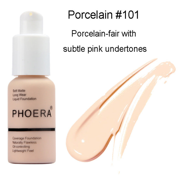 Oil Control Matte Foundation Cream – Natural Coverage Concealer