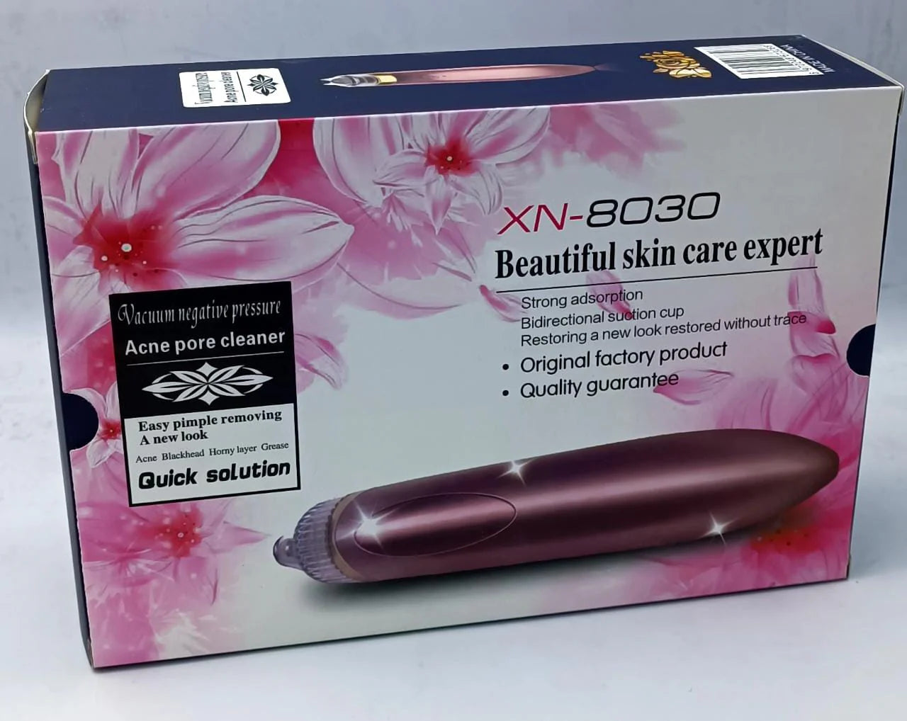 Professional Pore Vacuum Blackhead Remover Device with 5 Suction Levels & 4 Probes