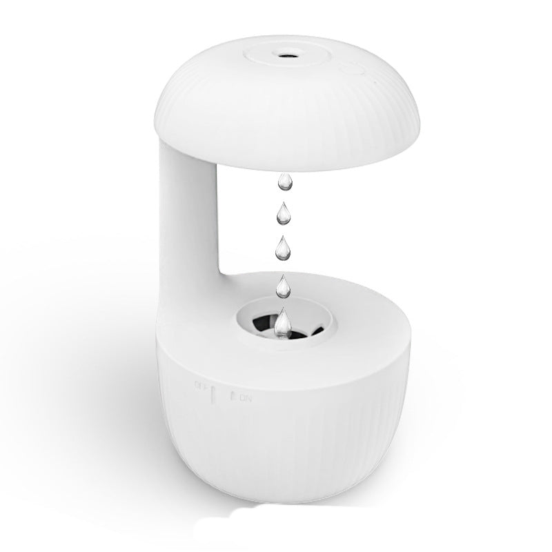 Anti-Gravity Air Humidifier – Mute Countercurrent Cool Mist Maker with Levitating Water Drops
