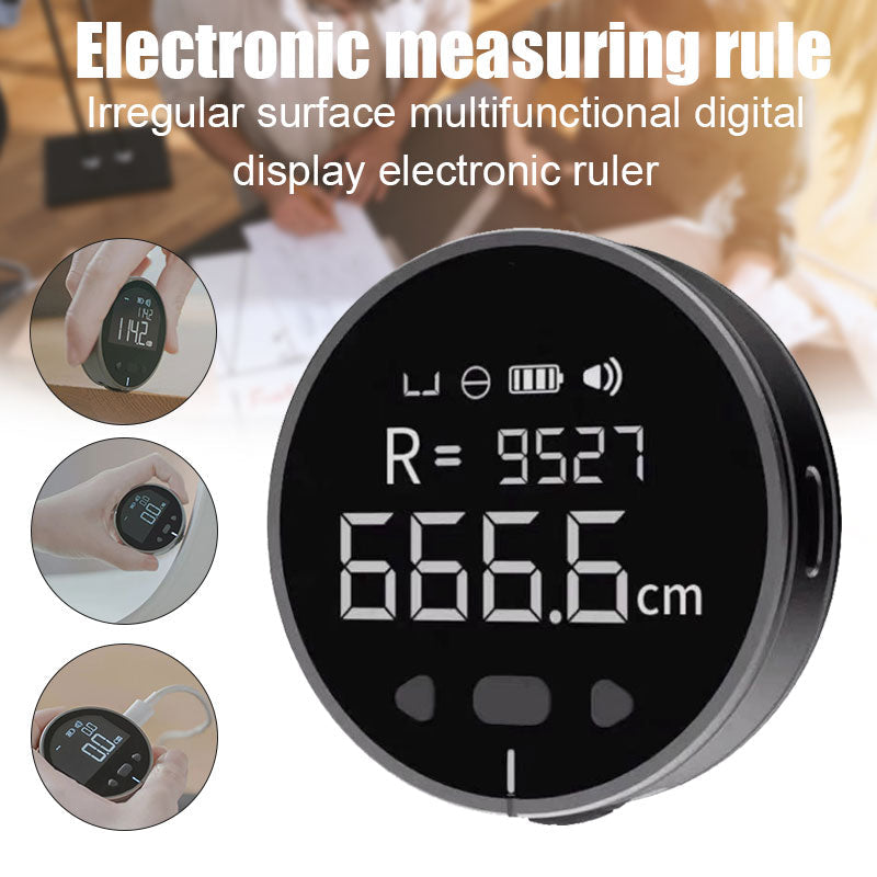 Digital Electronic Measuring Ruler – HD LCD High Precision Tape Measure Tool