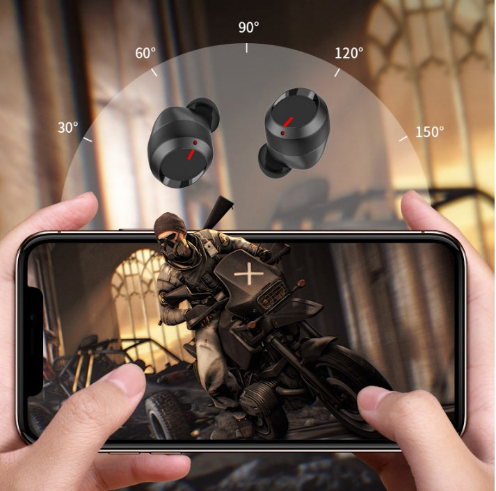 T11 Wireless Bluetooth 5.0 Earbuds – Stereo TWS In-Ear Headphones with Battery Display & Voice Control