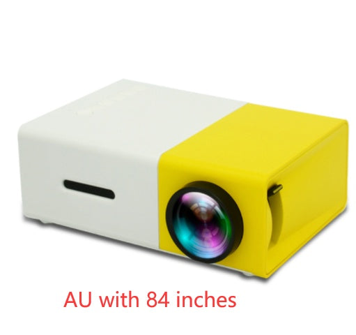 YG300 Mini Portable Projector – HD LED Home Theater Cinema Projector with HDMI & USB