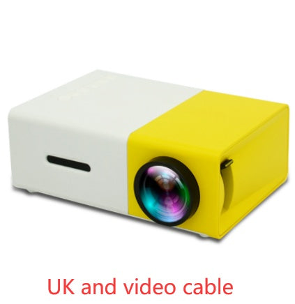 YG300 Mini Portable Projector – HD LED Home Theater Cinema Projector with HDMI & USB