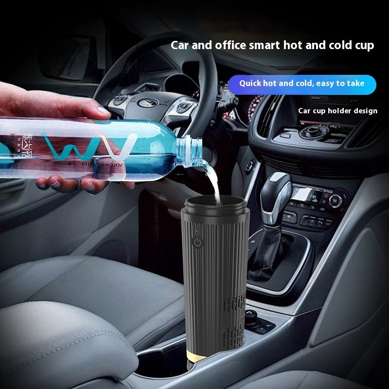 12V Car Smart Cup – 350ml Hot & Cold Insulated Mug | ABS Teflon | 3 Colors