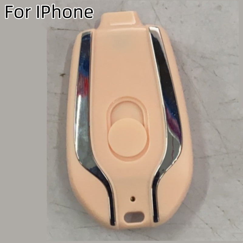 Mini Emergency Power Pod Keychain – 1500mAh Type-C Backup Charger