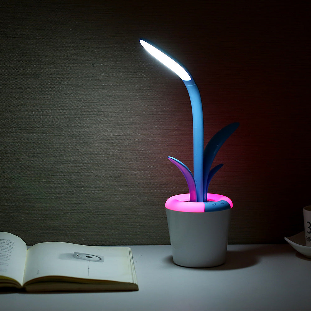 Modern USB Eye Protection LED Table Lamp – Touch Control Night Light for Bedroom & Office