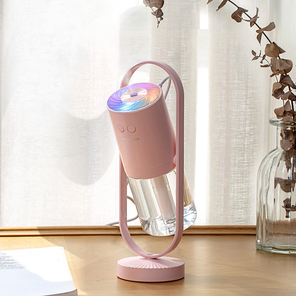 Magic Shadow USB Air Humidifier – Mini Ultrasonic Mist Maker with Projection Night Light for Home, Car & Office