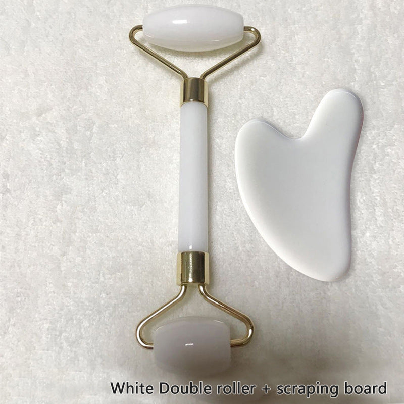 Premium Gua Sha Facial Roller Set – Face Lift, Wrinkle Reduction & Skin Brightening Tool
