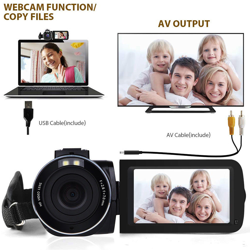 HD Digital Camera – Compact Portable Camera for Photography & Video Recording