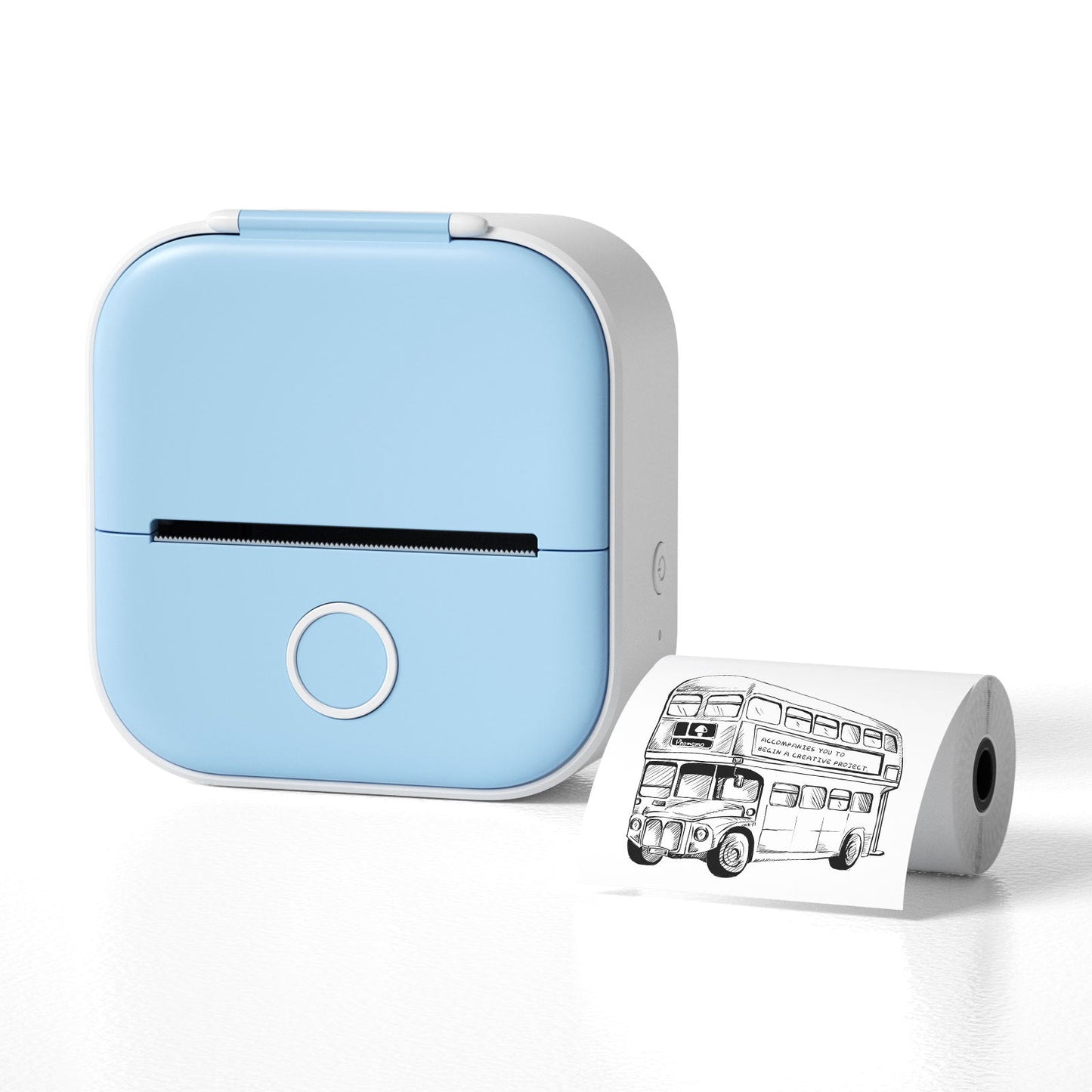 Portable Bluetooth Mini Thermal Printer – Wireless Label & Photo Printer