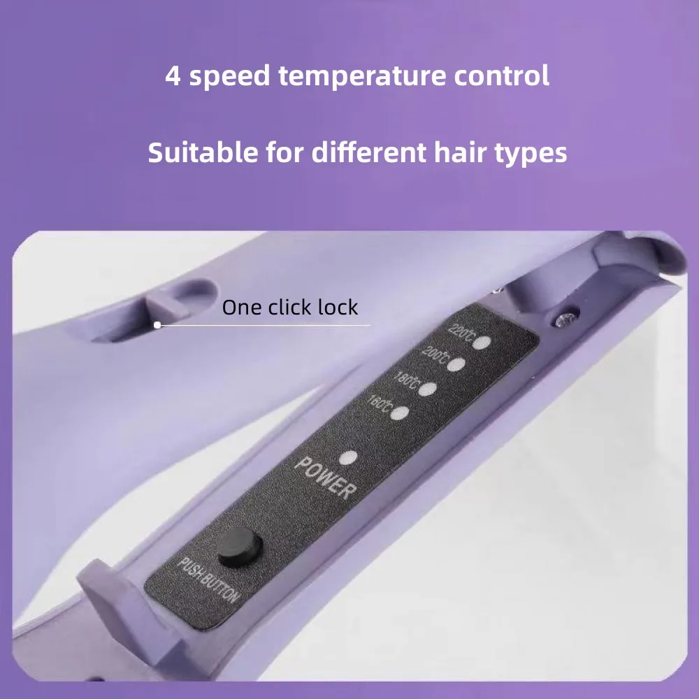 32mm Deep Wave Hair Curler – Fast Heating Styling Wand with 4 Temperature Settings