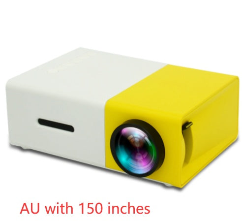 YG300 Mini Portable Projector – HD LED Home Theater Cinema Projector with HDMI & USB