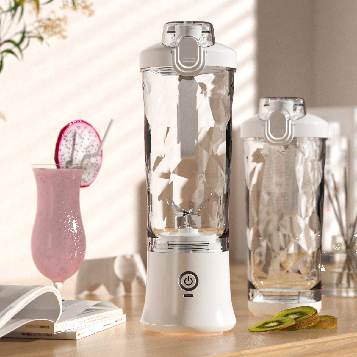 Portable Personal Blender – Mini 6-Blade Juicer for Shakes & Smoothies