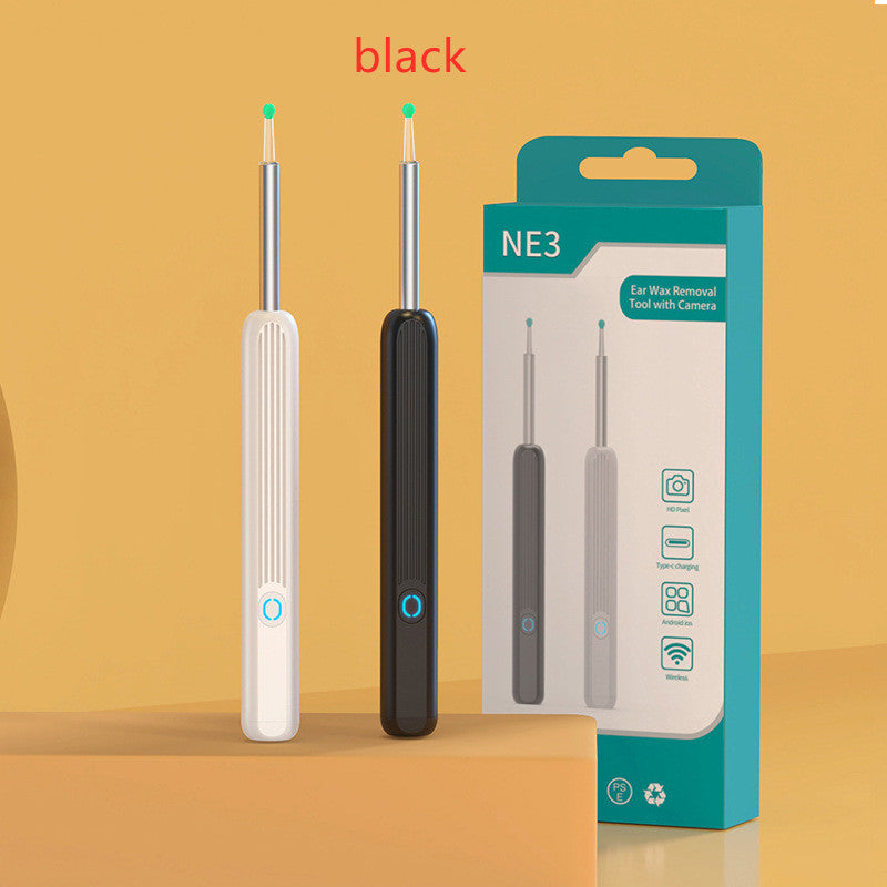 NE3 Ear Cleaner Otoscope – Wireless Ear Wax Removal Tool with Camera & LED Light for iPhone & Android