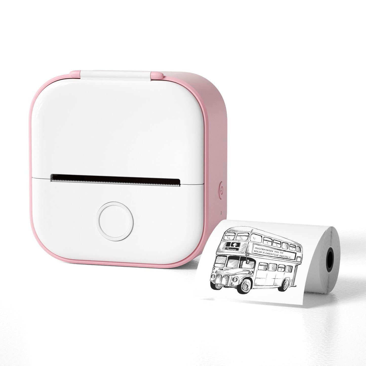 Portable Bluetooth Mini Thermal Printer – Wireless Label & Photo Printer