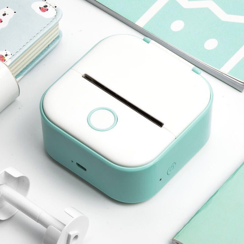 Portable Bluetooth Mini Thermal Printer – Wireless Label & Photo Printer