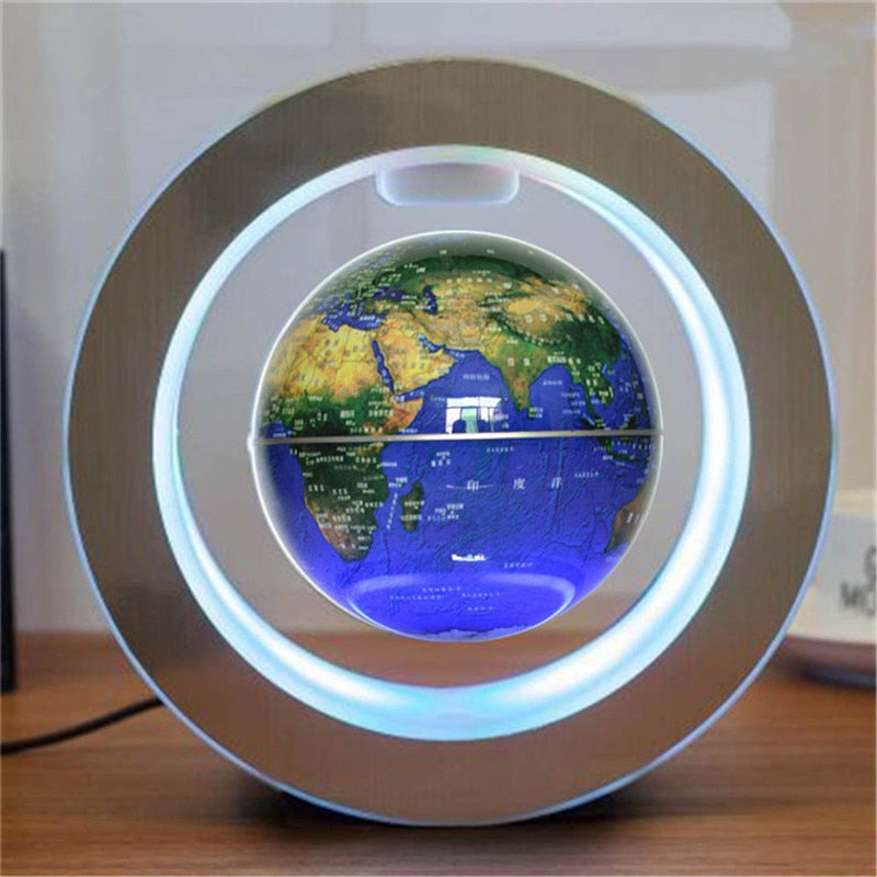 Magnetic Levitation Floating Globe – LED World Map Anti-Gravity Decor Light