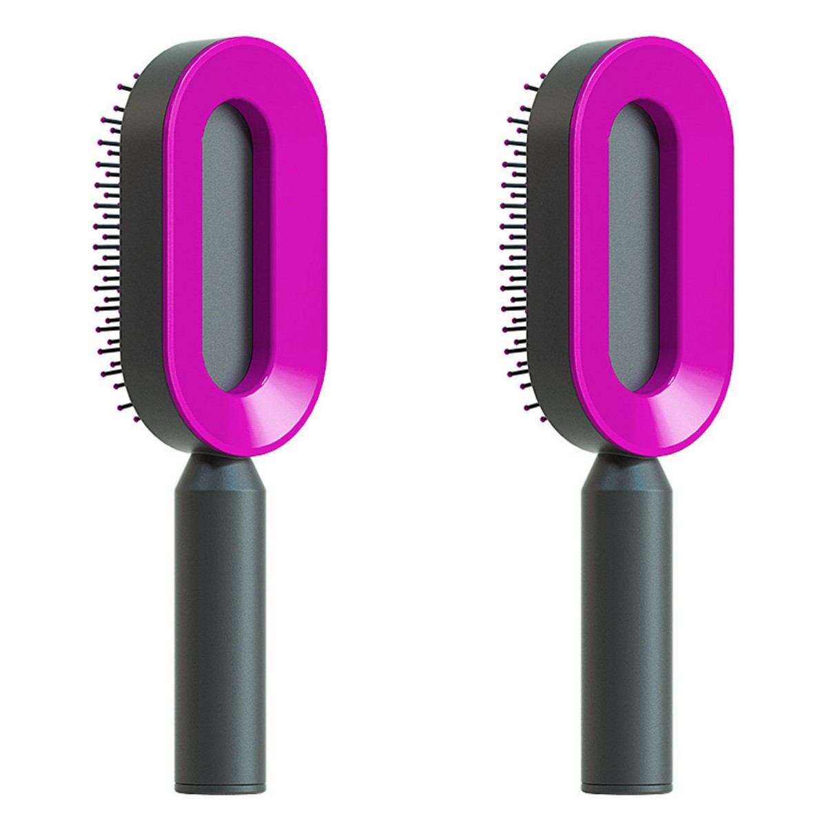 Self-Cleaning Hair Brush – One-Click Hair Release Airbag Scalp Massage Comb