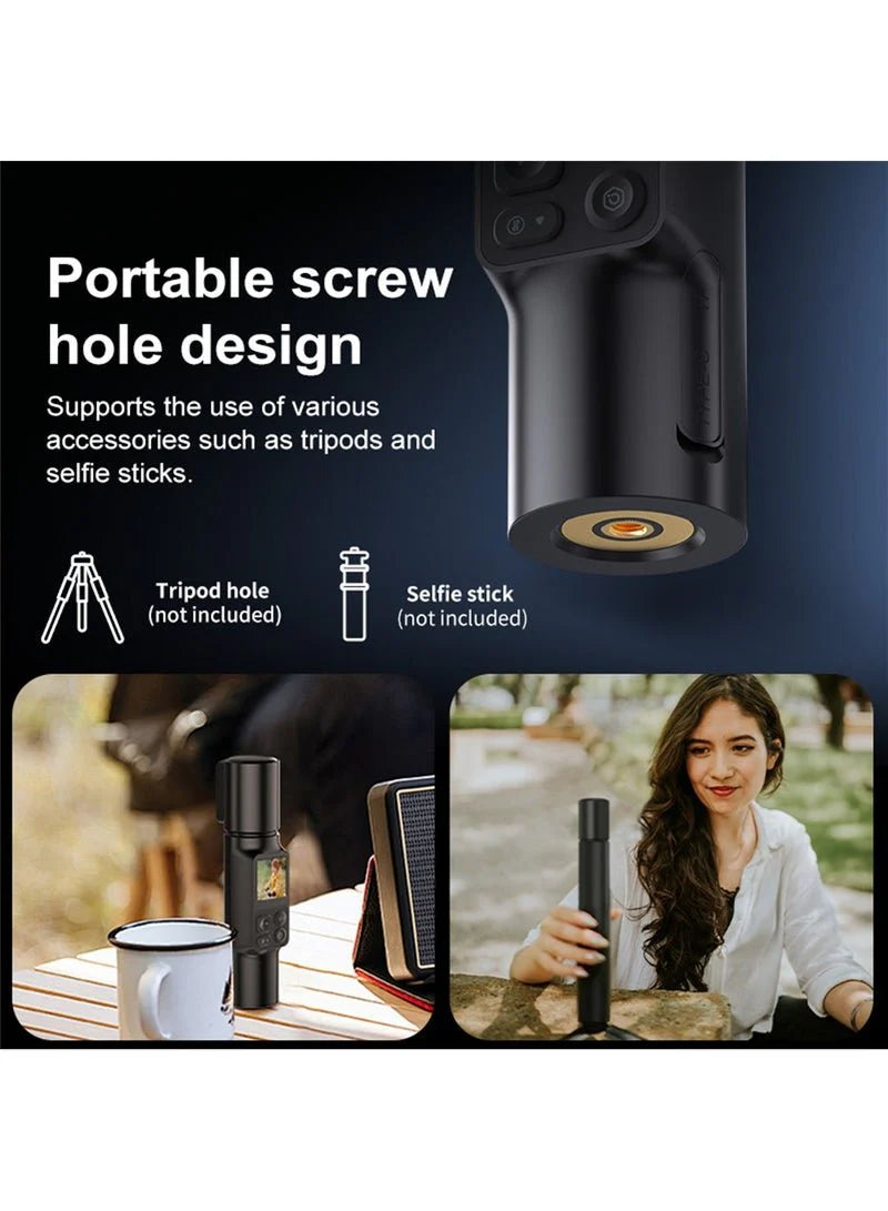 NovaNest 6K Ultra HD Handheld Action Camera – 50MP Professional Dual Lens Vlog Camera with 360° Rotating Lens & EIS Image Stabilization