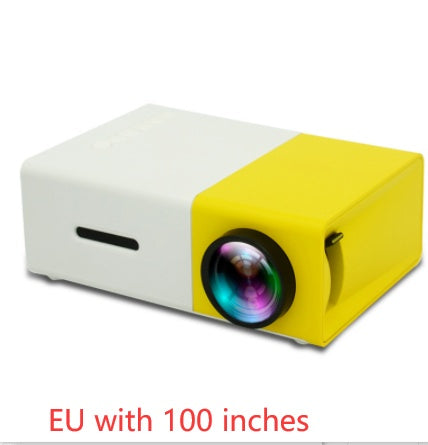 YG300 Mini Portable Projector – HD LED Home Theater Cinema Projector with HDMI & USB