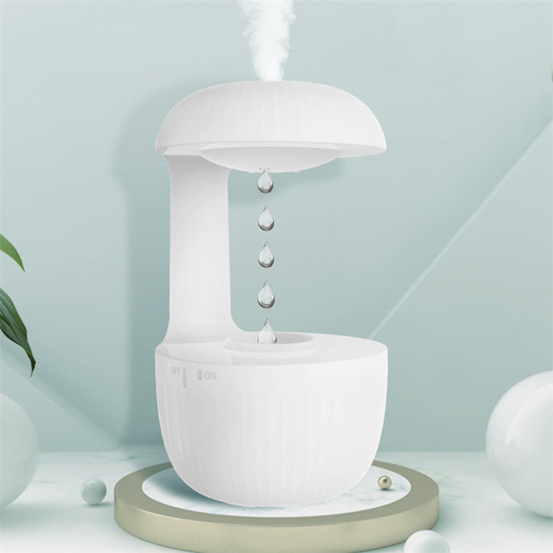 Anti-Gravity Air Humidifier – Mute Countercurrent Cool Mist Maker with Levitating Water Drops