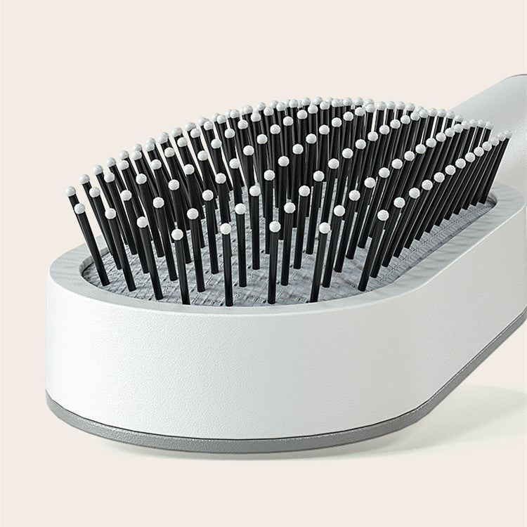 Self-Cleaning Hair Brush – One-Click Hair Release Airbag Scalp Massage Comb