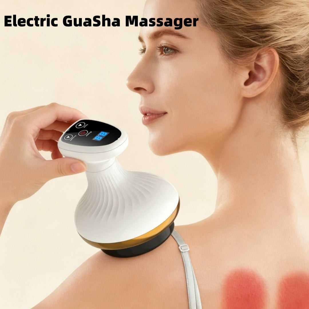 Electric Gua Sha Meridian Massager – Rechargeable Beauty & Body Massage Device