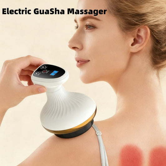 Electric Gua Sha Meridian Massager – Rechargeable Beauty & Body Massage Device