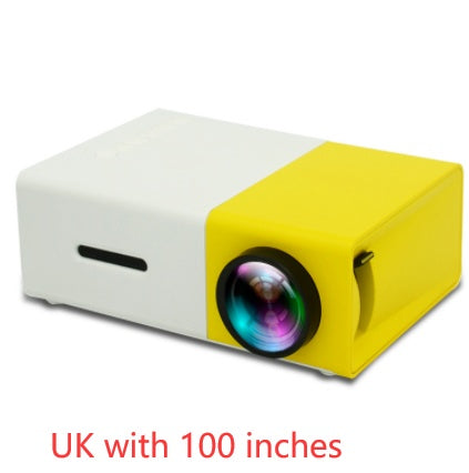 YG300 Mini Portable Projector – HD LED Home Theater Cinema Projector with HDMI & USB