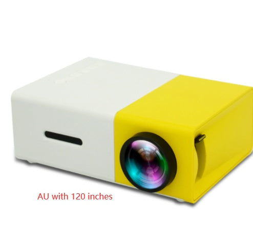 YG300 Mini Portable Projector – HD LED Home Theater Cinema Projector with HDMI & USB