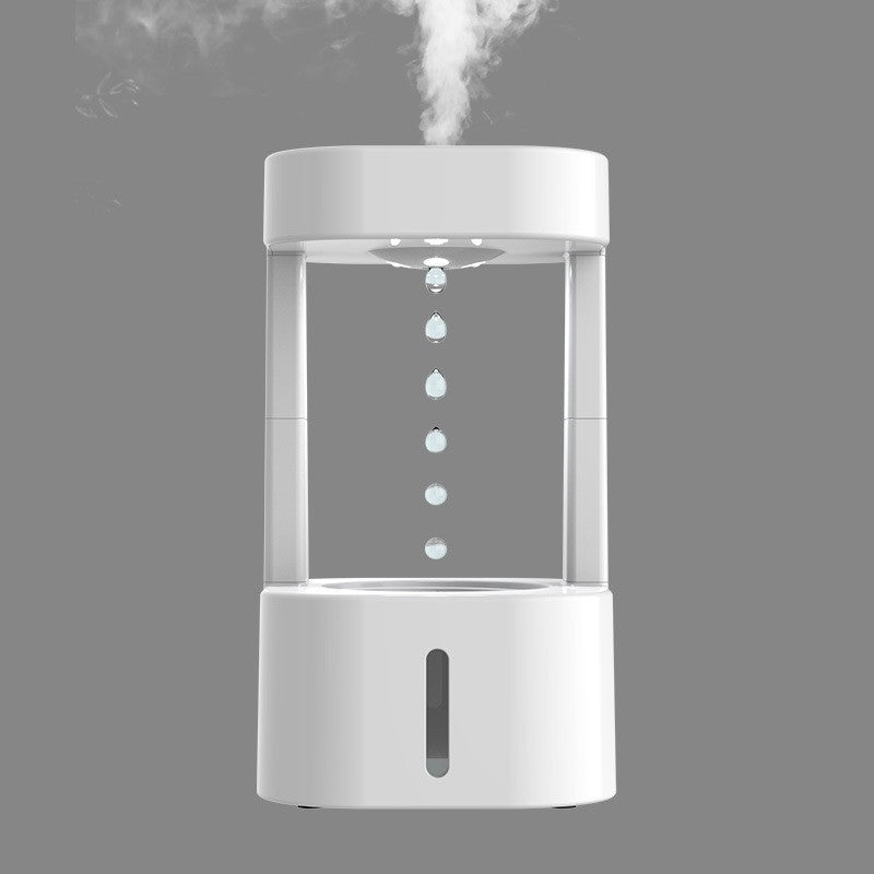Creative Anti-Gravity Water Drop Humidifier – Quiet Mist Spray for Bedroom & Office (580ML Tank)