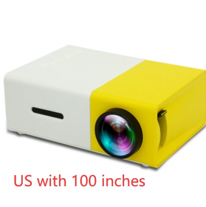 YG300 Mini Portable Projector – HD LED Home Theater Cinema Projector with HDMI & USB